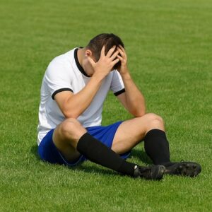 Sportif qui lache mentalement